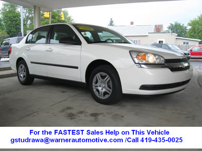 chevrolet malibu 2004 white sedan gasoline 4 cylinders front wheel drive automatic 45840