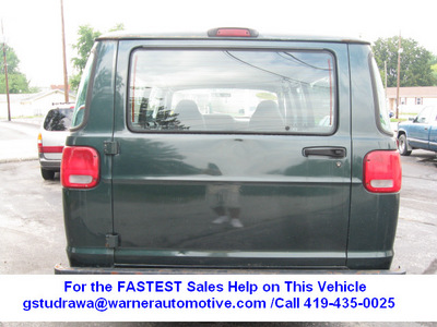dodge ram wagon 1996 green van 3500 gasoline v8 rear wheel drive automatic with overdrive 45840