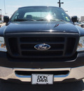 ford f 150 2008 black pickup truck xl gasoline 6 cylinders 2 wheel drive automatic with overdrive 76018
