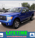 ford f 150 2012 blue stx flex fuel 8 cylinders 4 wheel drive automatic with overdrive 55321