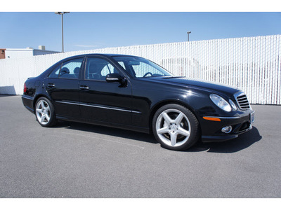 mercedes benz e class 2008 black sedan e350 gasoline 6 cylinders rear wheel drive automatic 99352