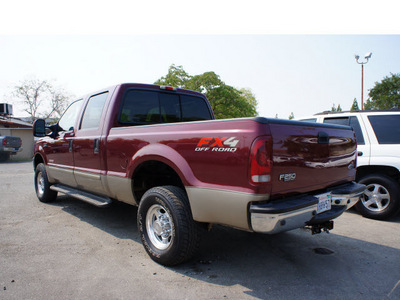 ford f 250 super duty 2004 maroon lariat 8 cylinders automatic with overdrive 95678
