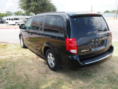 dodge grand caravan 2012 black van crew flex fuel 6 cylinders front wheel drive automatic 75067