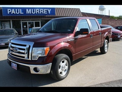 ford f 150 2010 dk  red pickup truck xlt gasoline 8 cylinders 2 wheel drive 6 speed automatic 75142