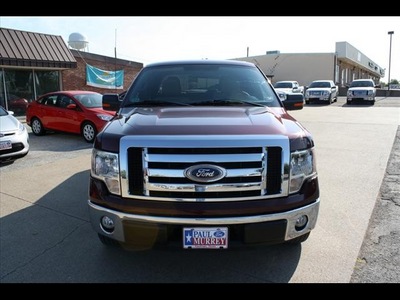 ford f 150 2010 dk  red pickup truck xlt gasoline 8 cylinders 2 wheel drive 6 speed automatic 75142