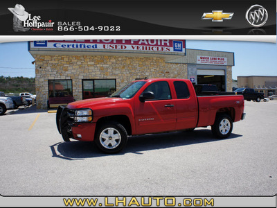 chevrolet silverado 1500 2010 red pickup truck lt flex fuel 8 cylinders 2 wheel drive automatic 78654