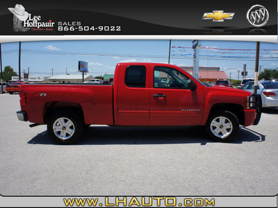 chevrolet silverado 1500 2010 red pickup truck lt flex fuel 8 cylinders 2 wheel drive automatic 78654