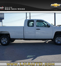 chevrolet silverado 2500hd 2013 white pickup truck work truck gasoline 8 cylinders 2 wheel drive automatic 78654