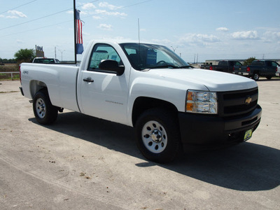 chevrolet silverado 1500 2012 white work truck flex fuel 8 cylinders 4 wheel drive automatic 78155