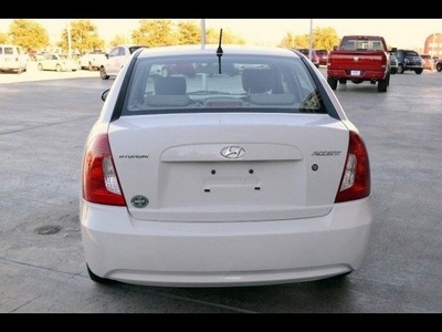 hyundai accent 2007 white sedan gls gasoline 4 cylinders front wheel drive automatic 76108