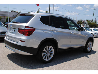 bmw x3 2013 silver suv xdrive28i gasoline 4 cylinders all whee drive automatic 77002