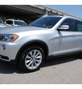 bmw x3 2013 silver suv xdrive28i gasoline 4 cylinders all whee drive automatic 77002