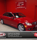 mercedes benz c class 2010 red sedan c300 gasoline 6 cylinders rear wheel drive automatic 76116