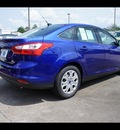 ford focus 2012 blue sedan se flex fuel 4 cylinders front wheel drive 6 speed automatic 77338