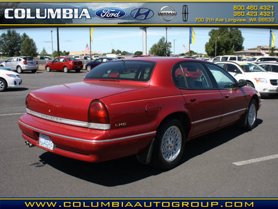 chrysler lhs 1996 red sedan gasoline v6 24v front wheel drive automatic 98632