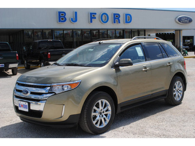 ford edge 2013 gold limited gasoline 4 cylinders front wheel drive automatic 77575