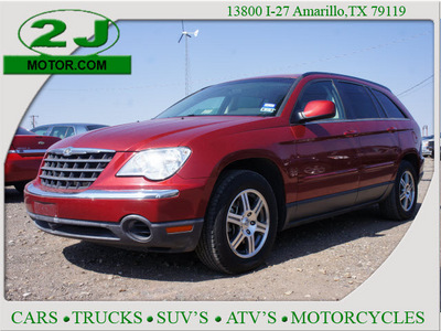 chrysler pacifica 2007 red suv touring gasoline 6 cylinders front wheel drive automatic 79119
