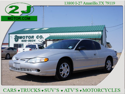 chevrolet monte carlo 2004 silver coupe ls gasoline 6 cylinders front wheel drive automatic 79119