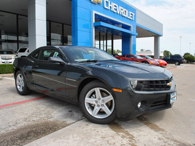 chevrolet camaro 2012 dk  gray coupe lt gasoline 6 cylinders rear wheel drive automatic 75067