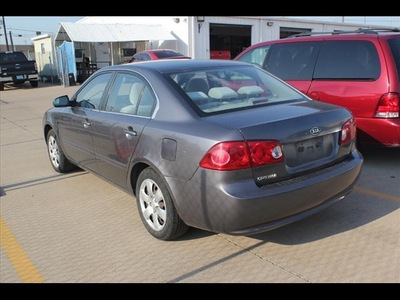 kia optima 2007 grey sedan gasoline 4 cylinders front wheel drive automatic 75041