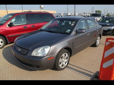 kia optima 2007 grey sedan gasoline 4 cylinders front wheel drive automatic 75041