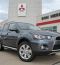 mitsubishi outlander 2012 gray se gasoline 4 cylinders front wheel drive automatic 75062