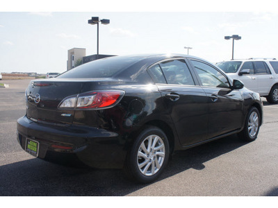 mazda mazda3 2012 black sedan i touring gasoline 4 cylinders front wheel drive automatic 79407