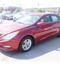 hyundai sonata 2013 dk  red sedan gls gasoline 4 cylinders front wheel drive automatic 77074