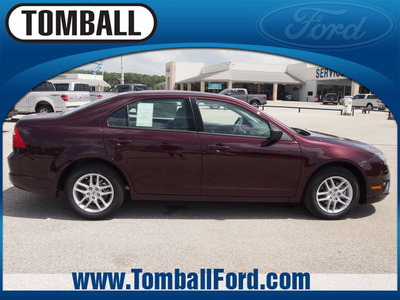 ford fusion 2012 bordeaux reserve re sedan s gasoline 4 cylinders front wheel drive automatic 77375