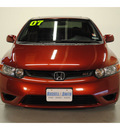 honda civic 2007 red coupe si gasoline 4 cylinders front wheel drive 6 speed manual 77025