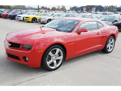 chevrolet camaro 2012 red coupe lt gasoline 6 cylinders rear wheel drive 6 spd auto emissions, ari 77090