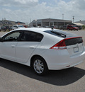 honda insight 2011 white hatchback hybrid 4 cylinders front wheel drive cont  variable trans  77099