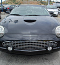 ford thunderbird 2002 black deluxe gasoline 8 cylinders rear wheel drive automatic 94010