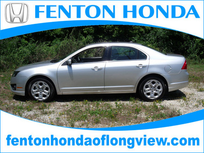 ford fusion 2011 silver sedan se gasoline 4 cylinders front wheel drive automatic 75606