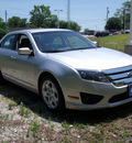 ford fusion 2011 silver sedan se gasoline 4 cylinders front wheel drive automatic 75606