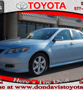 toyota camry 2009 light blue sedan se gasoline 4 cylinders front wheel drive automatic 76011