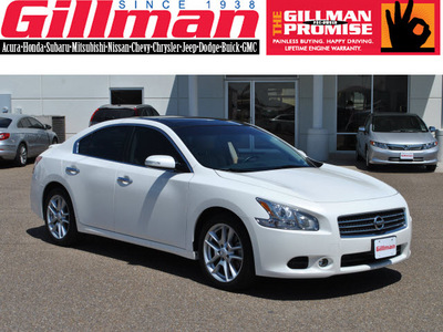 nissan maxima 2011 white sedan 3 5 s gasoline 6 cylinders front wheel drive cont  variable trans  78233