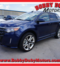ford edge 2012 dk  blue sport gasoline 6 cylinders front wheel drive automatic 79110