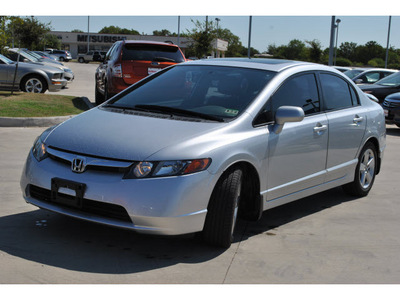 honda civic 2008 silver sedan ex gasoline 4 cylinders front wheel drive 5 speed manual 78233