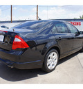 ford fusion 2011 black sedan se gasoline 4 cylinders front wheel drive automatic 79110