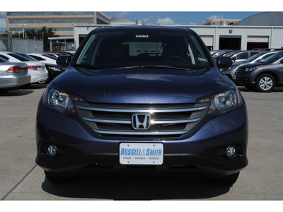 honda cr v 2012 blue suv ex gasoline 4 cylinders front wheel drive automatic 77025
