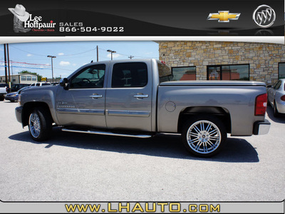 chevrolet silverado 1500 2009 grey lt flex fuel 8 cylinders 2 wheel drive automatic 78654