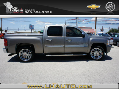 chevrolet silverado 1500 2009 grey lt flex fuel 8 cylinders 2 wheel drive automatic 78654