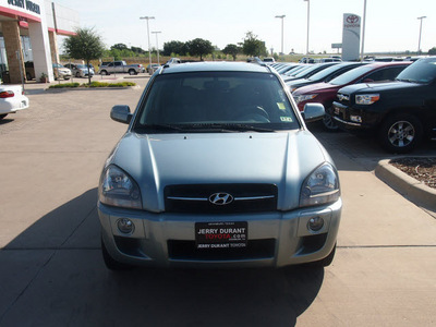 hyundai tucson 2007 lt  green suv limited gasoline 6 cylinders front wheel drive automatic 76049