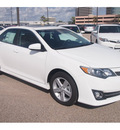 toyota camry 2012 white sedan se gasoline 4 cylinders front wheel drive automatic 77074