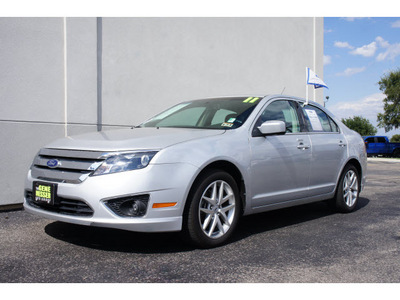 ford fusion 2011 silver sedan sel flex fuel 6 cylinders front wheel drive automatic 79407