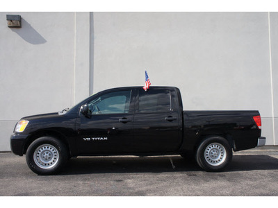 nissan titan 2009 black le ffv flex fuel 8 cylinders 2 wheel drive automatic 79407