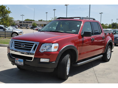 ford explorer sport trac 2010 dk  red suv xlt 2wd gasoline 6 cylinders 2 wheel drive automatic 78233