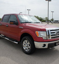 ford f 150 2009 dk  red xlt gasoline 8 cylinders 4 wheel drive automatic 75119