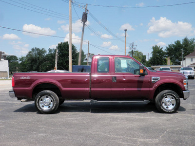 ford f 250 super duty 2008 dk red xlt gasoline 8 cylinders 4 wheel drive automatic 61832
